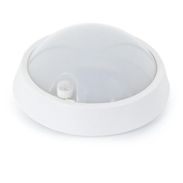 Applique LED avec Sphère 12W PIR 360º Détecteur de Mouvement IP64 6000K - Ledme - LM8225