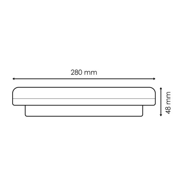 Plafonnier LED SmartHome RainBow 24W IP54 Wifi App CCT - Ledme - LM8230 – Image 2