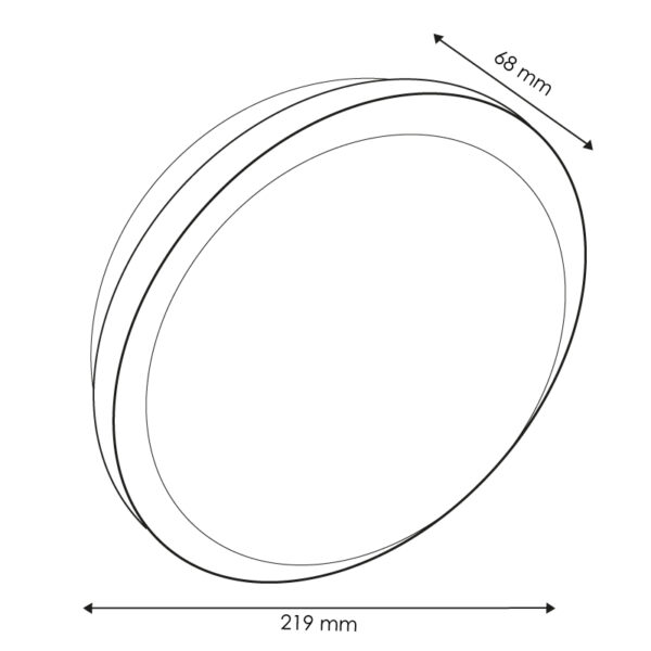 Plafonnier LED à vis 20W IP65 6000K - Ledme - LM8243 – Image 2