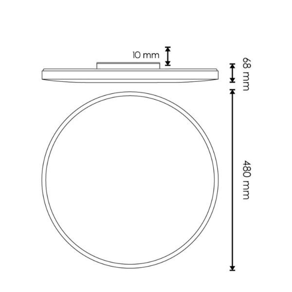 Plafon LED Circulaire Sens 50W 4500K - Ledme - LM8261 – Image 2