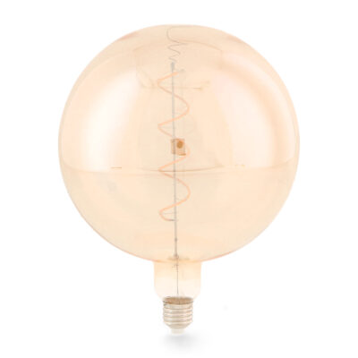 Bombilla LED Filamento Espiral E27 G200 4W Ambre - Ledme - LM8572