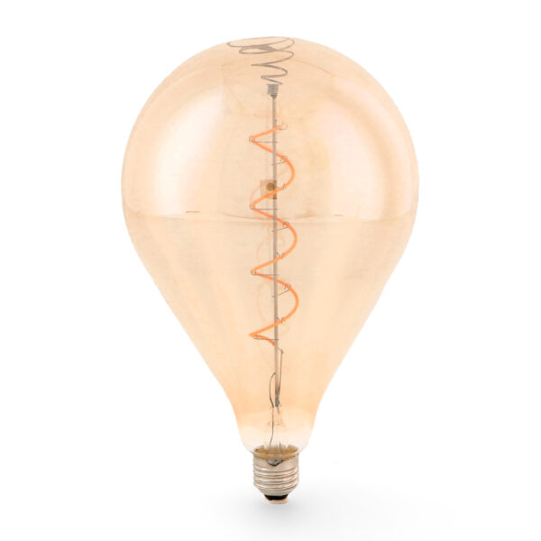 Ampoule LED à Filament Spiralé E27 A160 4W Ambre - Ledme - LM8575