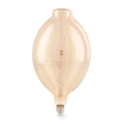 Ampoule LED à Filament Spiralé E27 BT180 4W Ambre - Ledme - LM8577