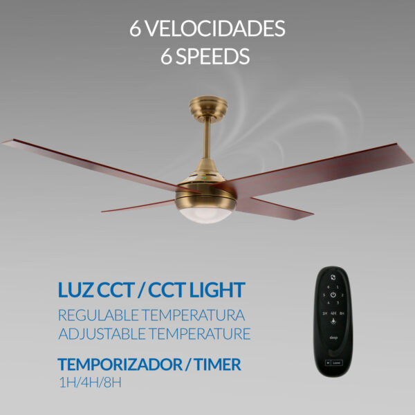 Ventilateur de plafond LED Easymal - Ledme - LM8809 – Image 4
