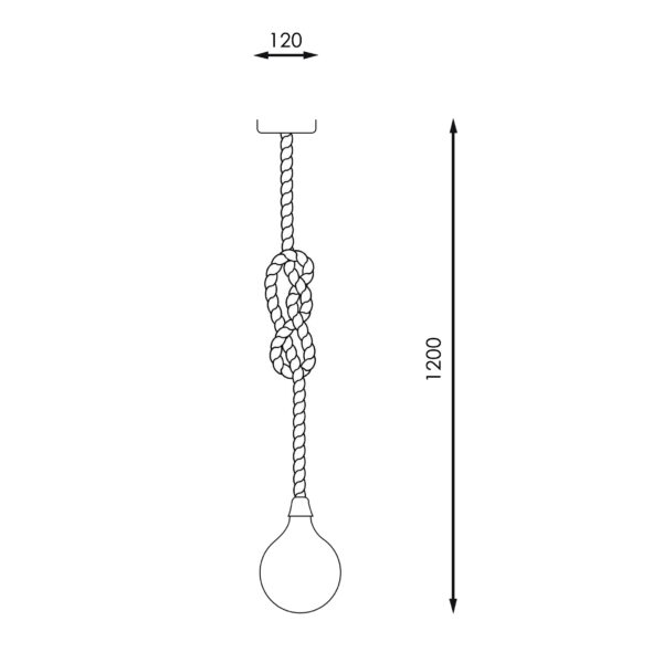 Plafonnier corde - Ledme - LM8978 – Image 2