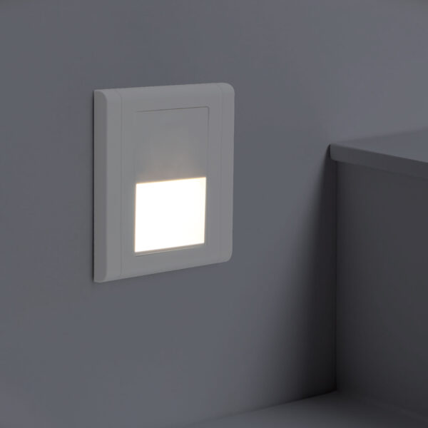 Baliza LED Empotable Nomis Carré 1,2W 4500K - Ledme - LM9003 – Image 3