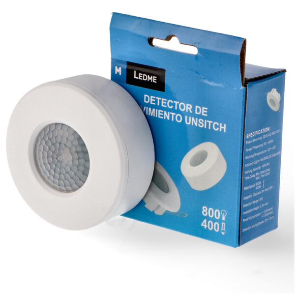 Détecteur de mouvement PIR encastrable/surface 360º Unsitch - Ledme - LM9113 – Image 3