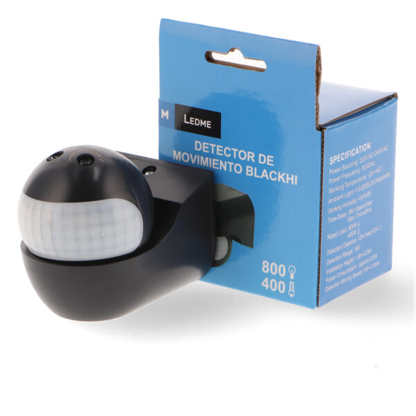 Détecteur de mouvement PIR Blackhi Surface 180º - Ledme - LM9117 – Image 2