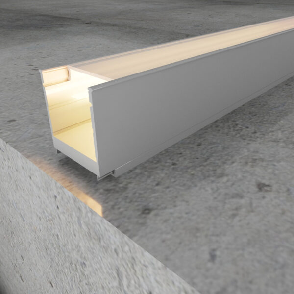Profilé aluminium MinLed 2 mètres - DSC - Ledme - LM3368