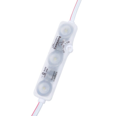 Chaîne de 20 modules de 3 LED SMD Samsung 12V DC 1,2W 6500K - Ledme - LM7161
