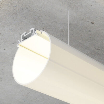 Profil en aluminium Dylan XL 12/24V 2 métros - Ledme - LM3801