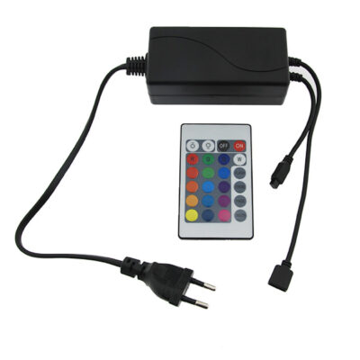 Adaptateur secteur pour bandes LED RGB 60W 12VDC - Ledme - LM2032
