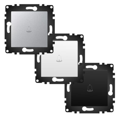 Interrupteur de sonnette simple - PJ Blanc - Ledme - PJ-06-W