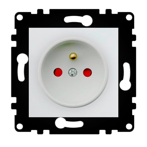 Prise Schuko Française - PJ Gris - Ledme - PJ-13-G – Image 4