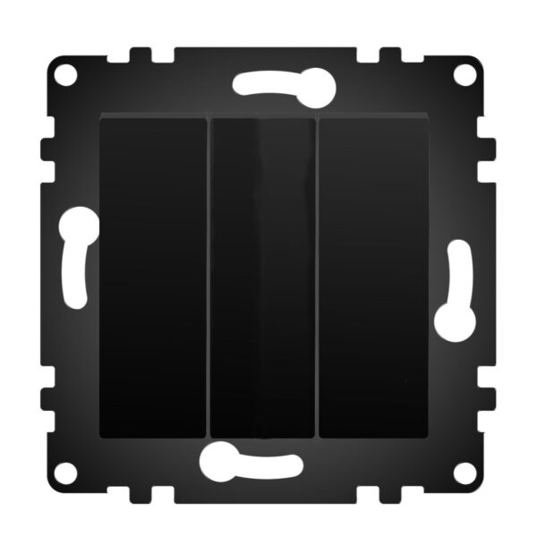 Interrupteur triple simple - PJ Noir - Ledme - PJ-17-B – Image 6