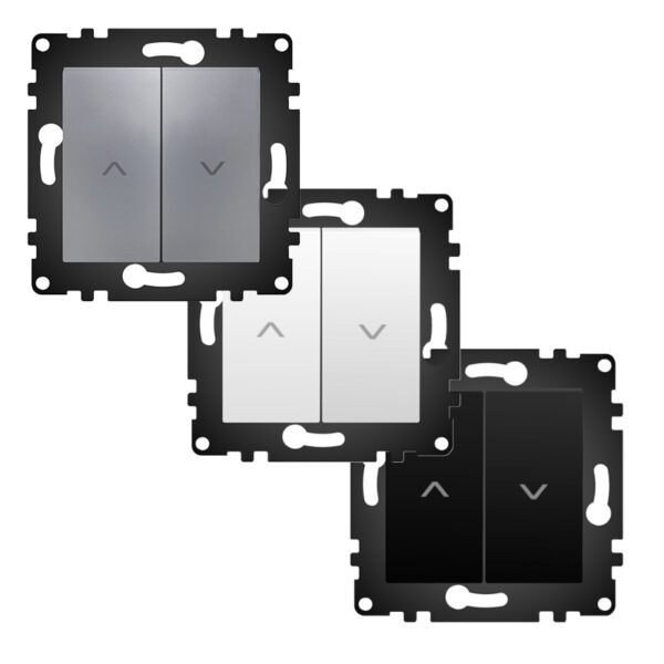 Bouton double pour stores automatiques - PJ Blanco - Ledme - PJ-27-W