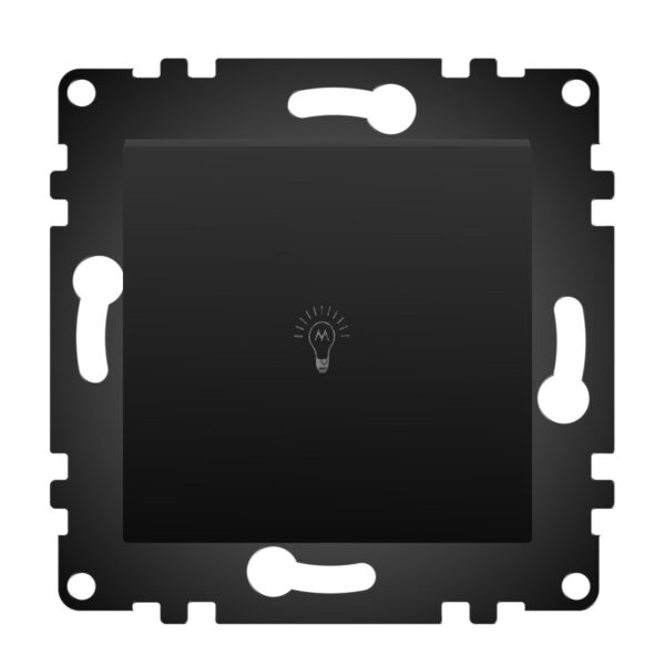 Interrupteur à bouton-poussoir simple - PJ Noir - Ledme - PJ-28-B – Image 4