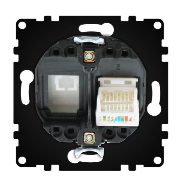 Module prise téléphonique - PJ Noir - Ledme - PJ-37-B – Image 3