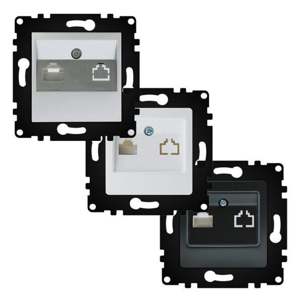 Module de prise Internet - PJ Blanco - Ledme - PJ-41-W