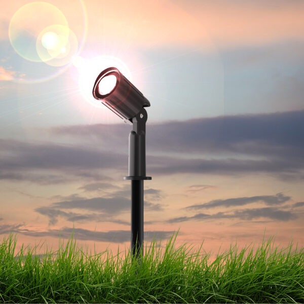 Kit de 4 Spots Solaires LED avec Piquet Roxi 3000K - Ledme - LM7374 – Image 4