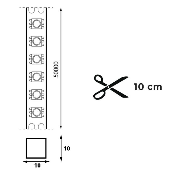 Néon LED Flexible 220V DC Proline 12W/m - 50 Mètres 4000K - Ledme - LM2602 – Image 2
