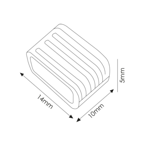 Capuchon pour Bande LED 220VAC Silmy - Ledme - LM2036A – Image 2
