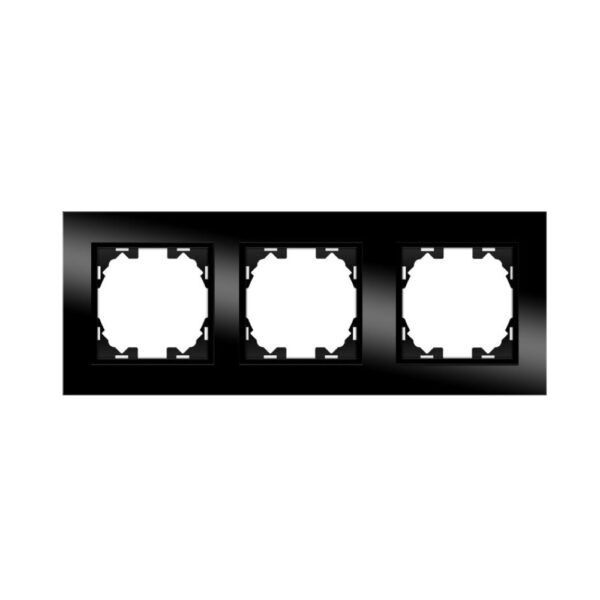 Cadre en verre pour 3 modules - FB Noir - Ledme - FB-50-B – Image 5