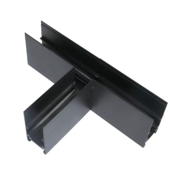 Union horizontale en T pour rail magnétique série 20 mm - DSC Noir - Ledme - LM3242 – Image 3