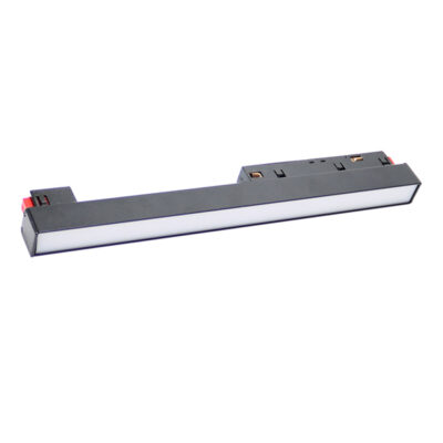 Spot LED Shoiler 10W pour rail magnétique Noir 48V Série 20mm - DSC 3000K - Ledme - LM3463