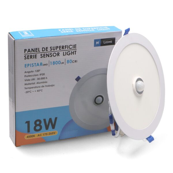 Panneau LED Circulaire Série Sensor Light 18W 6000K - Ledme - LM5573 – Image 3