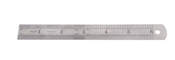 Réglet Inox 150mm (graduation métrique) - AC 0005 - CLAS Equipements – Image 2
