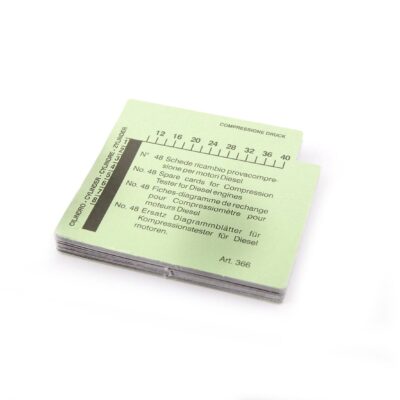 Fiches diagramme essence (50 pieces) pour compressiomètre AC 0100 - AC 0110 - CLAS Equipements