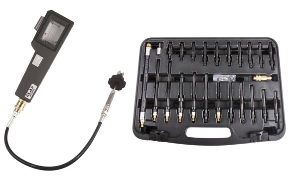 Kit compressiomètre enregistreur avec coffret fausses bougies pour moteurs diesel - AC 0224 - CLAS Equipements