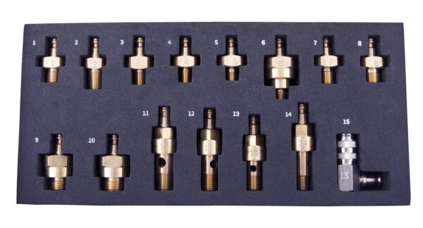 Adaptateurs pression huile pour testeur de pression AC 0800 - AC 0815 - CLAS Equipements