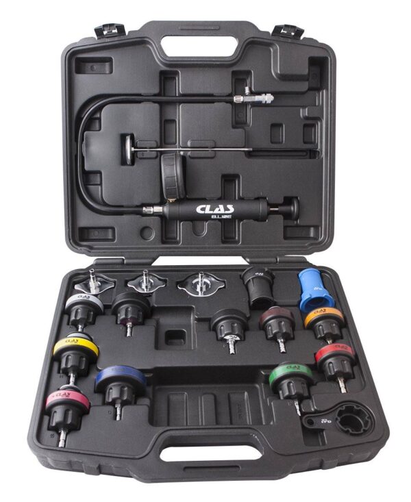 Coffret 18 pcs contrôleur de circuits de refroidissement - AC 1120BL - CLAS Equipements