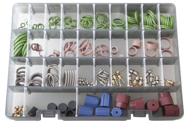 Coffret maintenance climatisation véhicules Français (214 pcs) - AC 4024 - CLAS Equipements