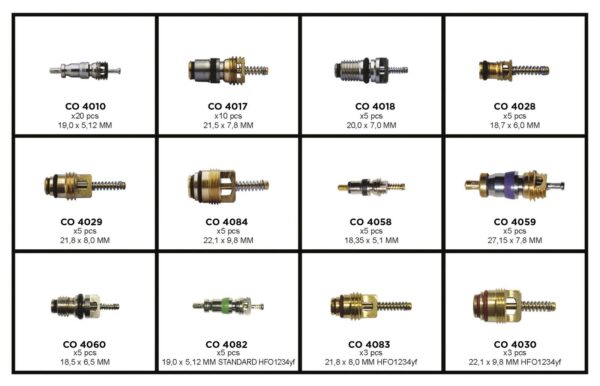 Kit 76 obus pour maintenance climatisation véhicules - AC 4057 - CLAS Equipements – Image 4