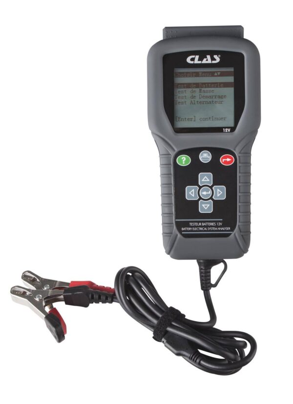 Testeur batteries 12/24V avec imprimante - AC 5244 - CLAS Equipements