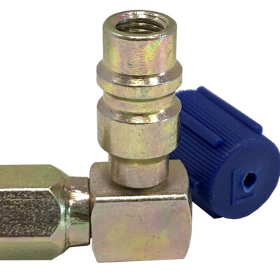 5 adaptateurs BP 90° R134a x F1/4" SAE spécial climatisation véhicule - AC 9114 - CLAS Equipements