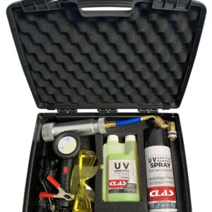 Kit détection fuites climatisation gaz R134a avec piston 60ml et accessoires - AC 9139 - CLAS Equipements
