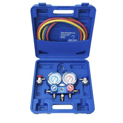Kit manomètre contrôle pression 2 voies R1234yf spécial climatisation véhicule - AC 9152 - CLAS Equipements
