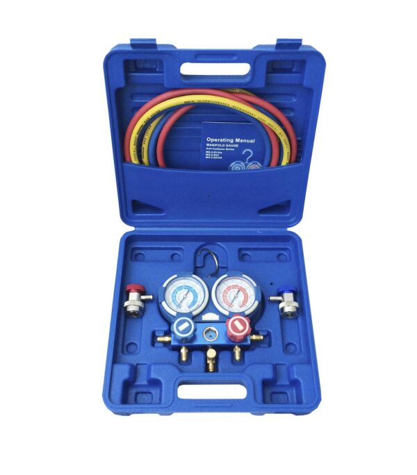 Kit manomètre contrôle pression 2 voies R1234yf spécial climatisation véhicule - AC 9152 - CLAS Equipements