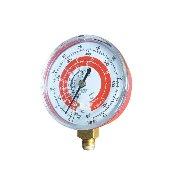 Manomètre R134a - R1234yf BP 1x1/8 NPT spécial climatisation véhicule - AC 9159 - CLAS Equipements