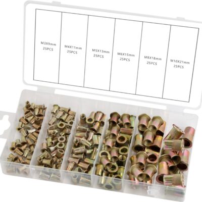 Assortiment 150 rivets filetés M3 à M10 - CO 0480 - CLAS Equipements