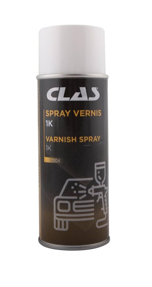 Spray vernis 1K 400mL spécial carrosserie - CO 1004 - CLAS Equipements