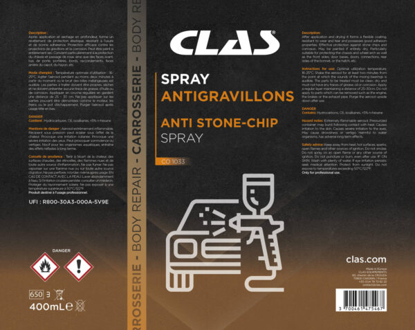 Spray antigravillons 400ml - CO 1033 - CLAS Equipements – Image 2