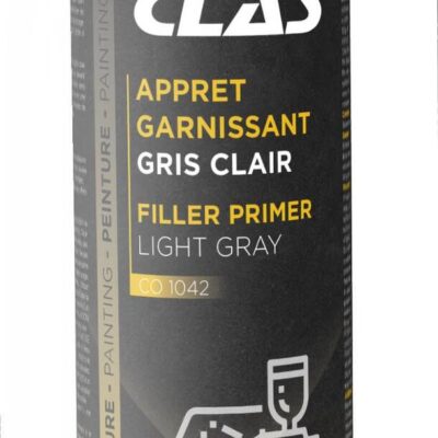 Apprêt garnissant gris clair 500ml spécial carrosserie - CO 1042 - CLAS Equipements