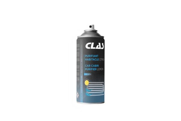 Spray purifiant conduits d'air et habitacle 400ml Citron - CO 1074 - CLAS Equipements
