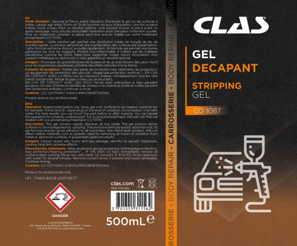 Gel decapant 500ml- CO 1087 - CLAS Equipements – Image 2