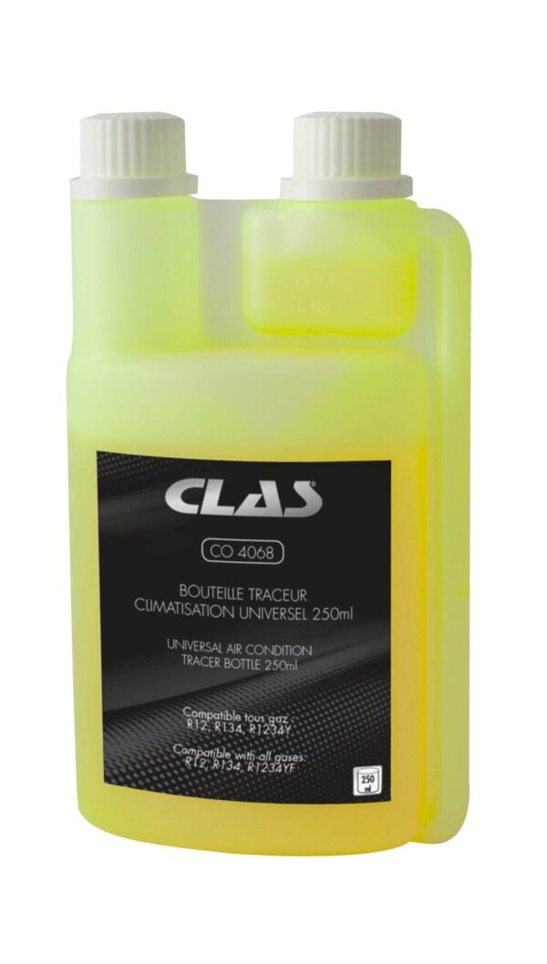 Bouteille traceur climatisation universel 250ml - CO 4068 - CLAS Equipements